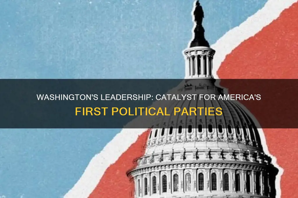 how did washington adminstration lead to formatio of political parties