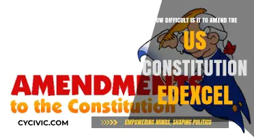 Amending the US Constitution: An Uphill Battle