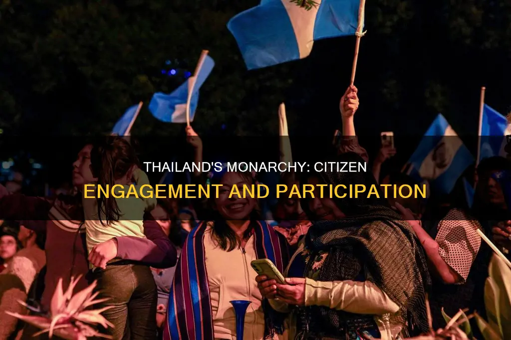 how do citizens participate in a constitutional monarchy in thailand