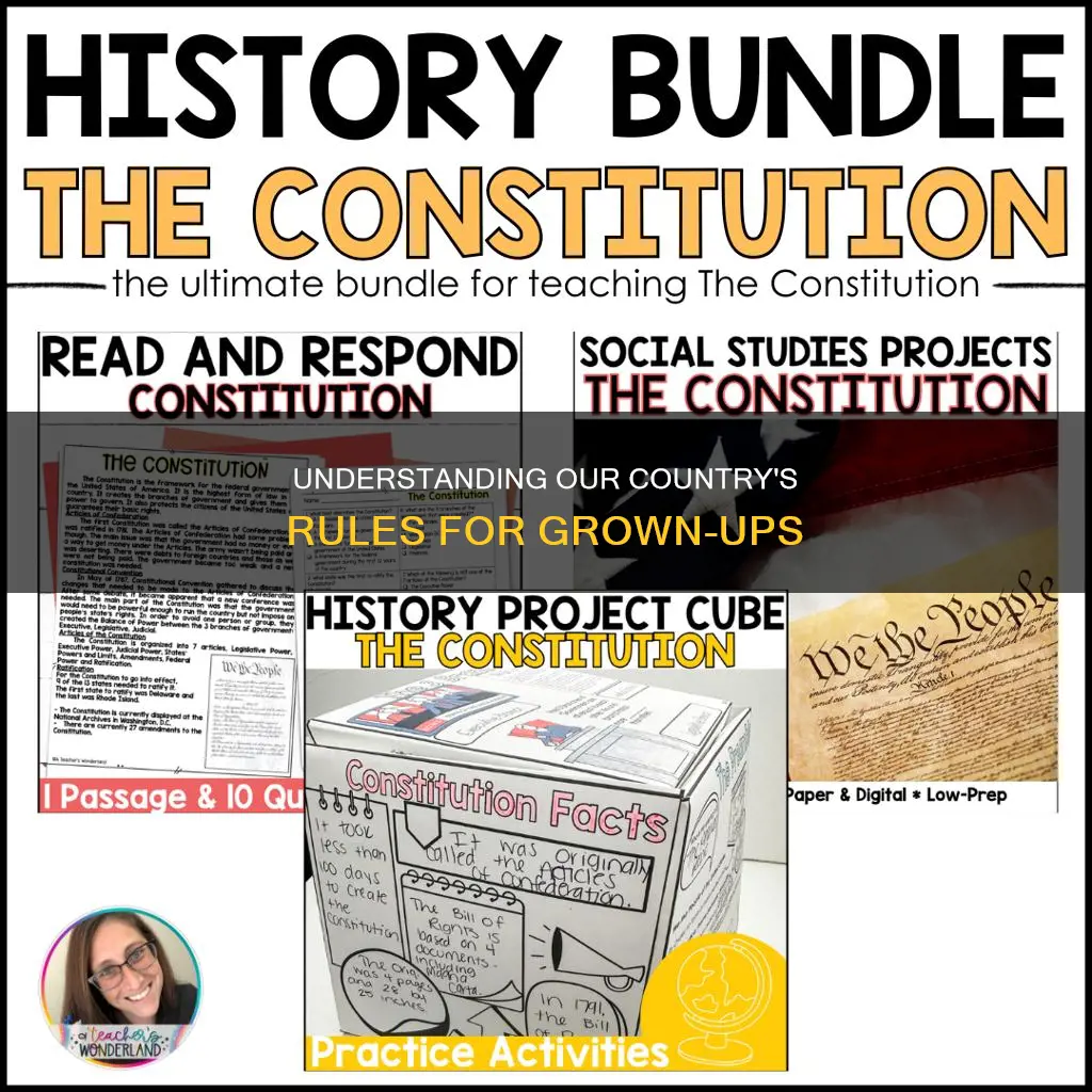 how do explain constitution for the 1st graders