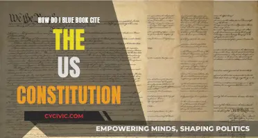 Citing the US Constitution: Blue Book Style Guide