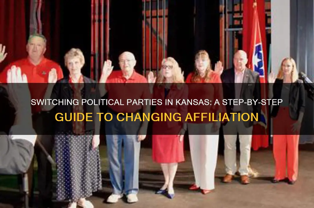 how do i change my political party affiliation in kansas