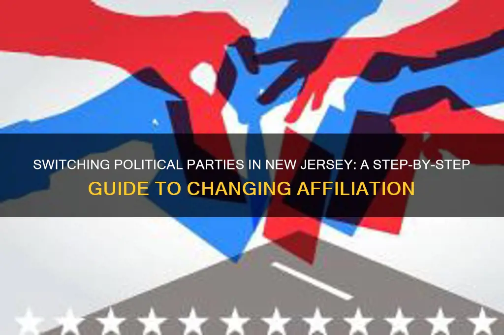 how do i change my political party affiliation in nj