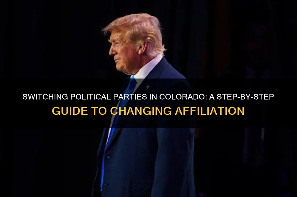 how do i change my political party in colorado