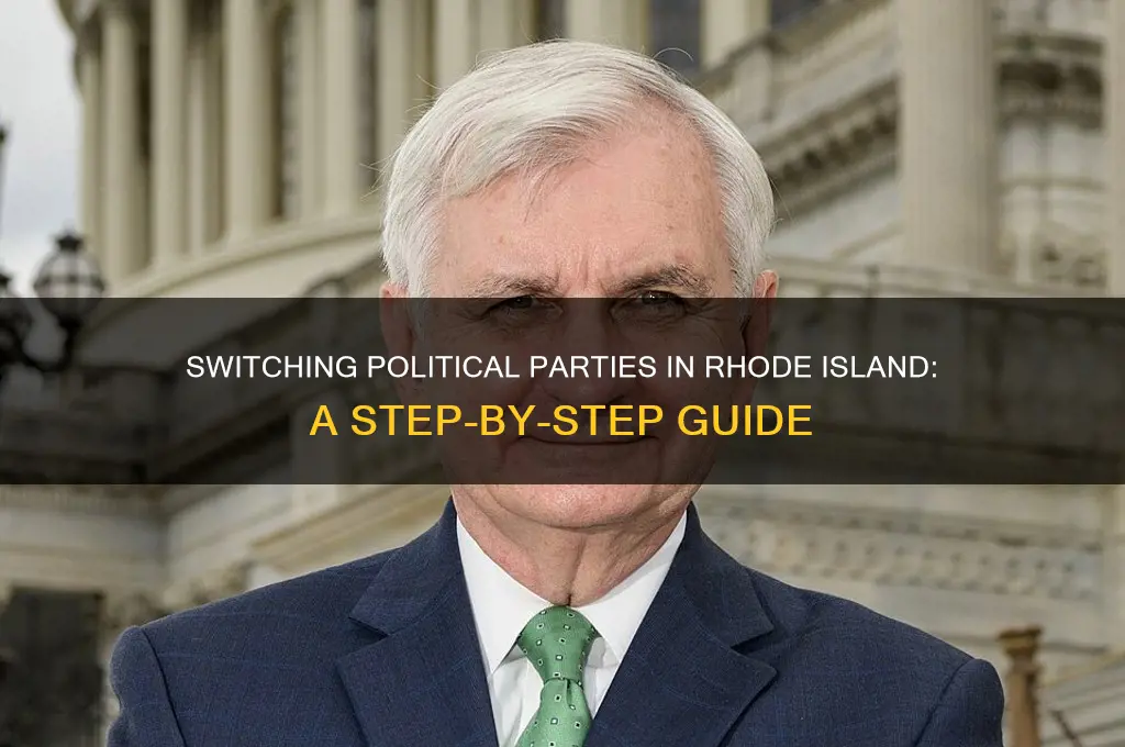 how do i change my political party in rhode island