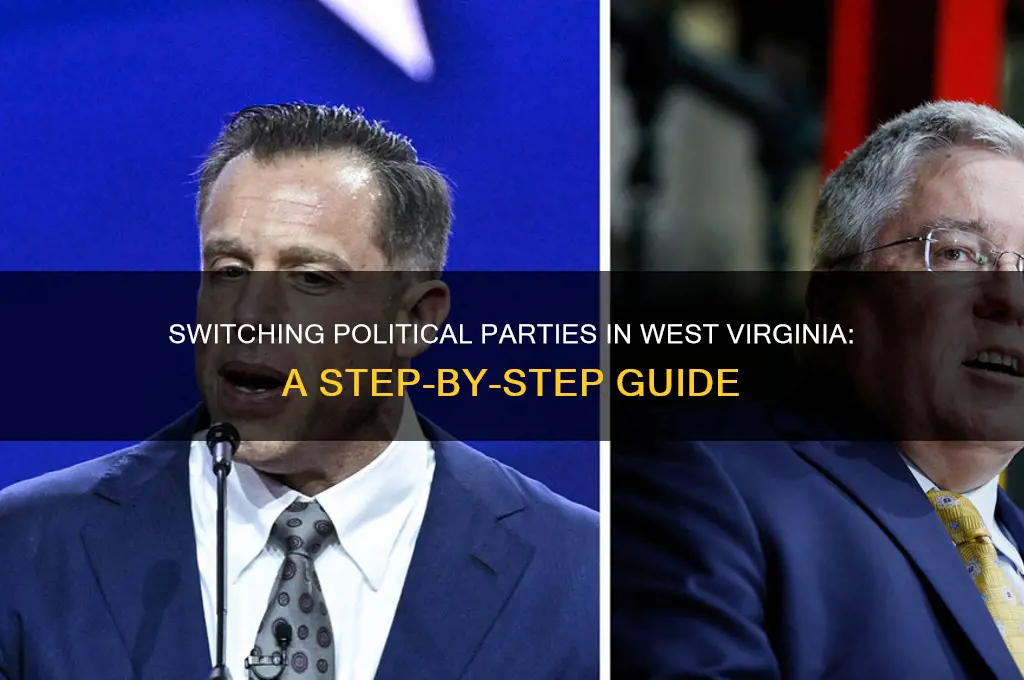 how do i change my political party in wv