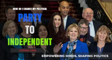 How to Change Your Political Party Affiliation to Independent