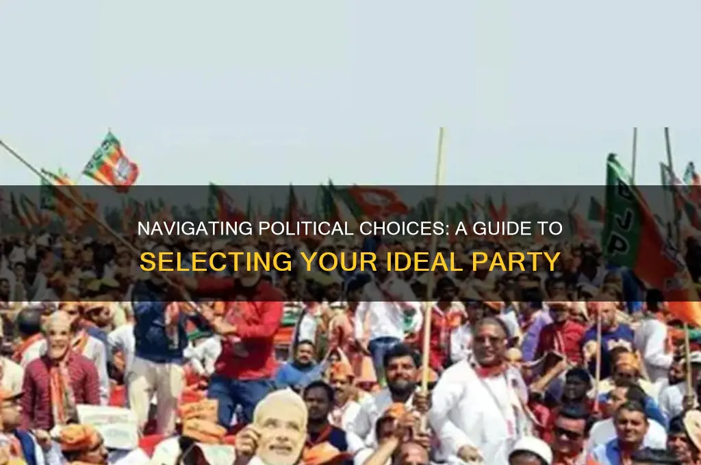 how do i choose a political party