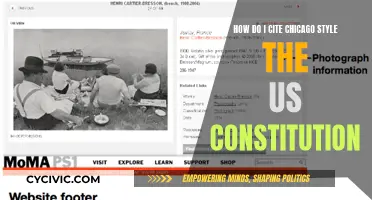 Citing the US Constitution: Chicago Style Guide