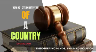 Citing a Country's Constitution: A Guide