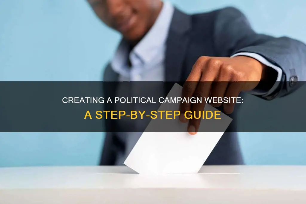 how do i create a political campaign website