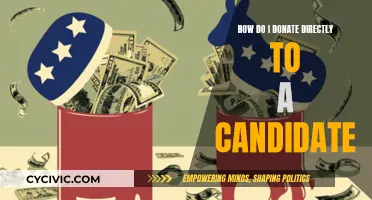 Donating Directly: Supporting Your Candidate of Choice