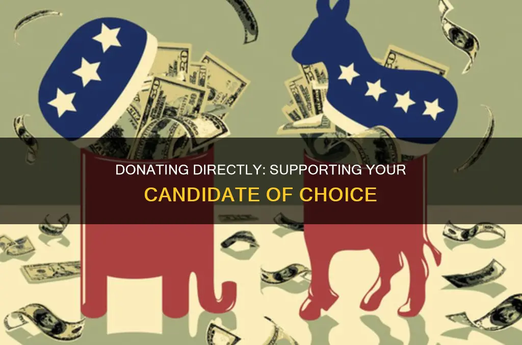 how do i donate directly to a candidate