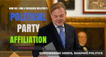 Tracing a Deceased Relative's Political Party Affiliation: A Step-by-Step Guide