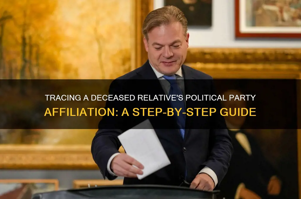 how do i find a deceased relative