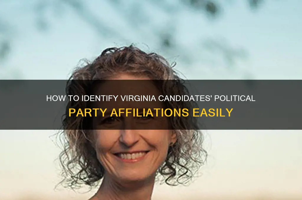how do i find out candidates political party virginia