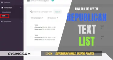 Escape the Republican Text List: A Step-by-Step Guide