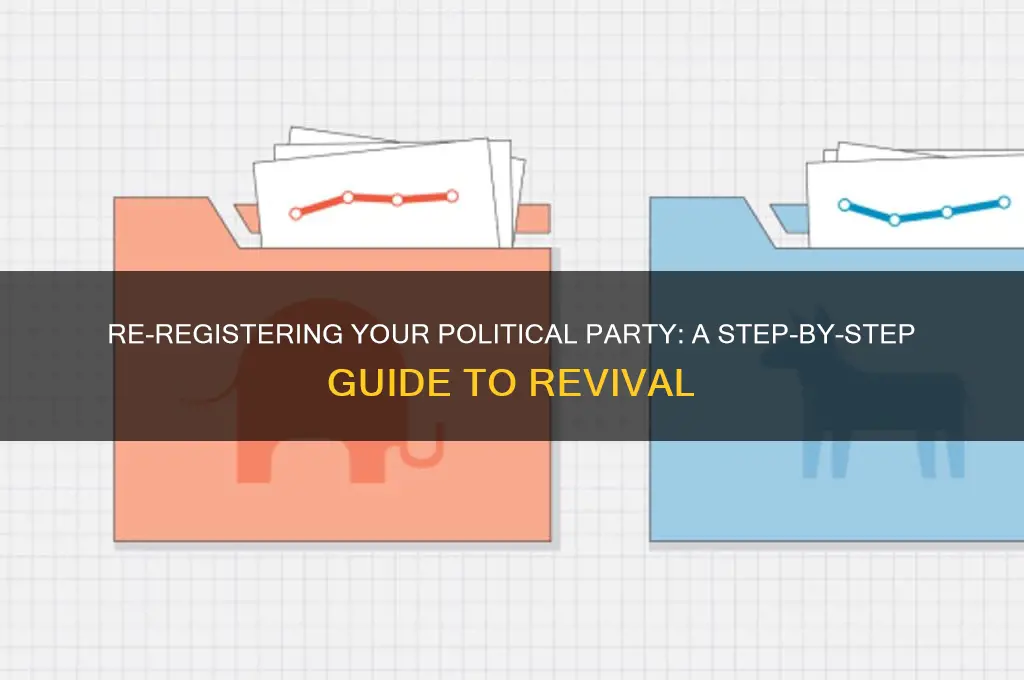 how do i re register my political party
