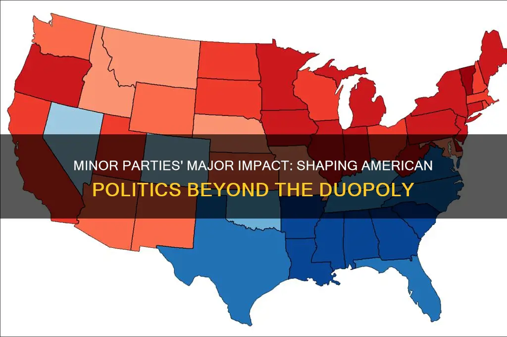 how do minor parties affect american politics