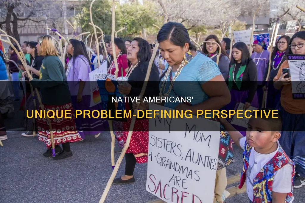 how do native americans define what constitutes a problem