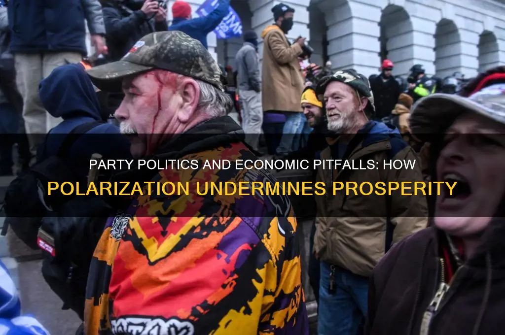 how do party politics lead to poor economic outcomes