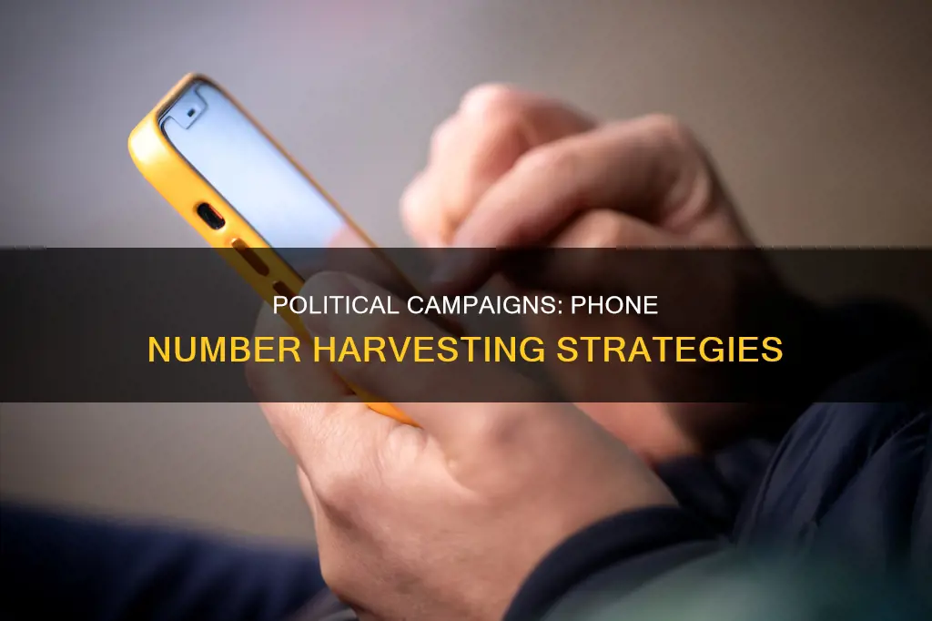 how do political campaigns get phone numbers