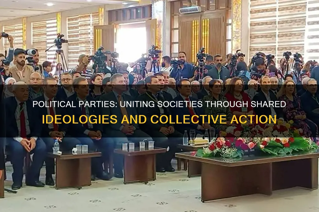 how do political parties act as a bonding agents