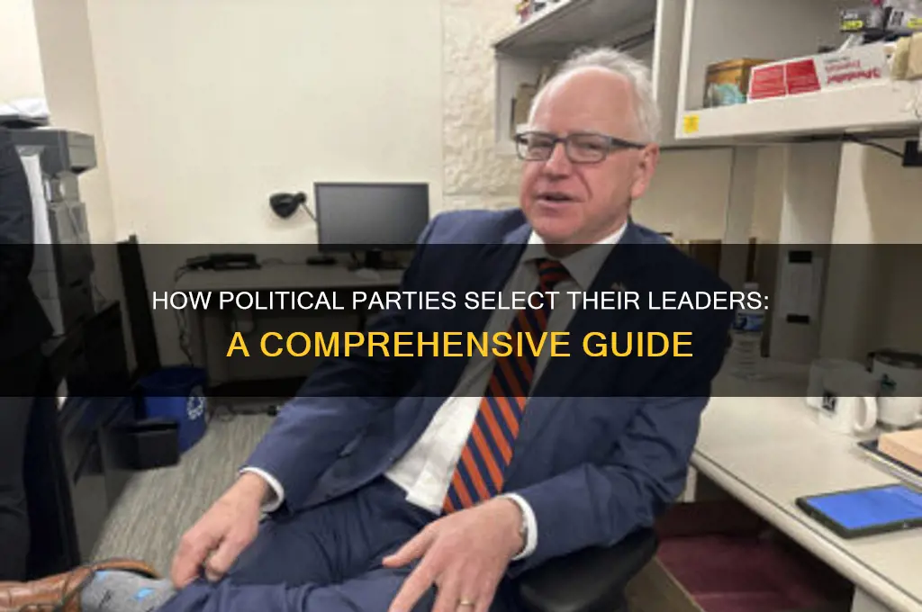 how do political parties choose their leaders