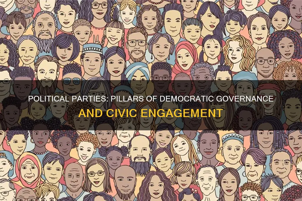 how do political parties contribute to democratic governance