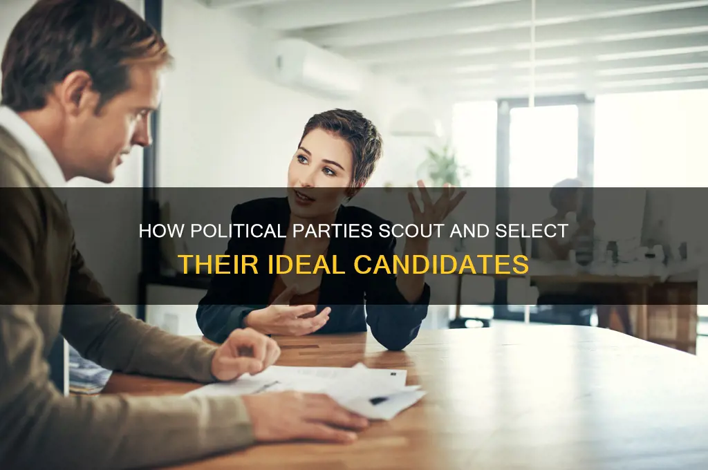 how do political parties find candidates