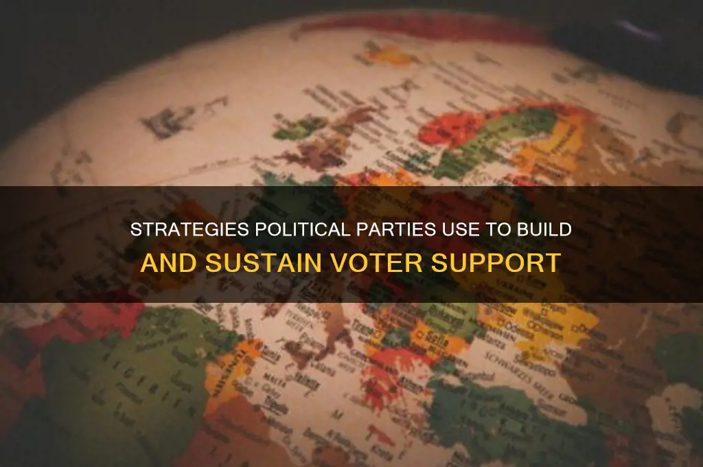 how do political parties gain support