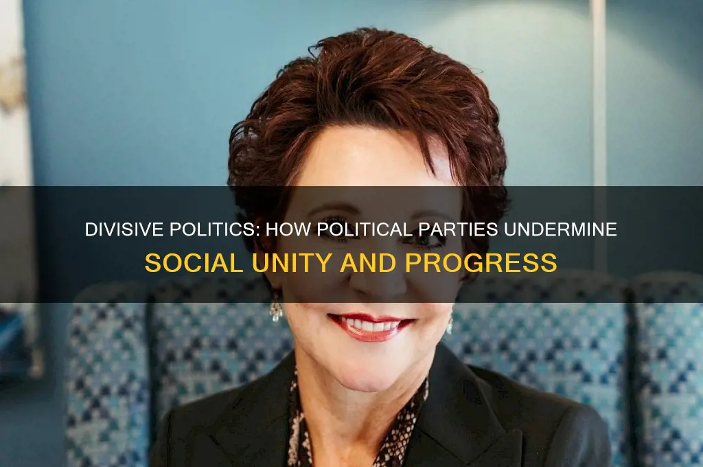 how do political parties hurt society