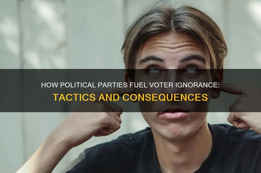 how do political parties increase voter ignorance
