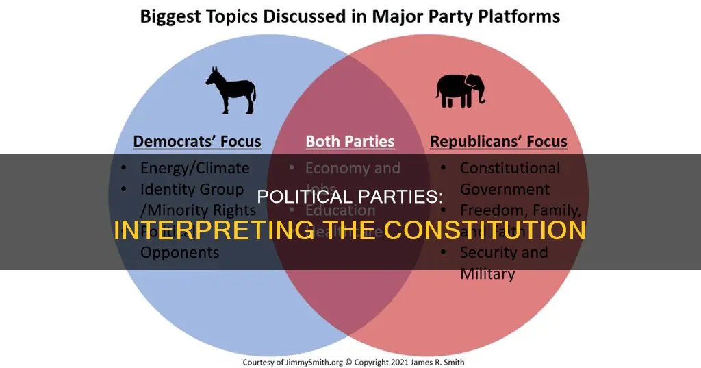 how do political parties influence how the constitution is interpreted