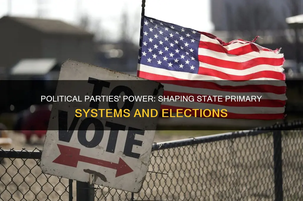 how do political parties influence the states primary system