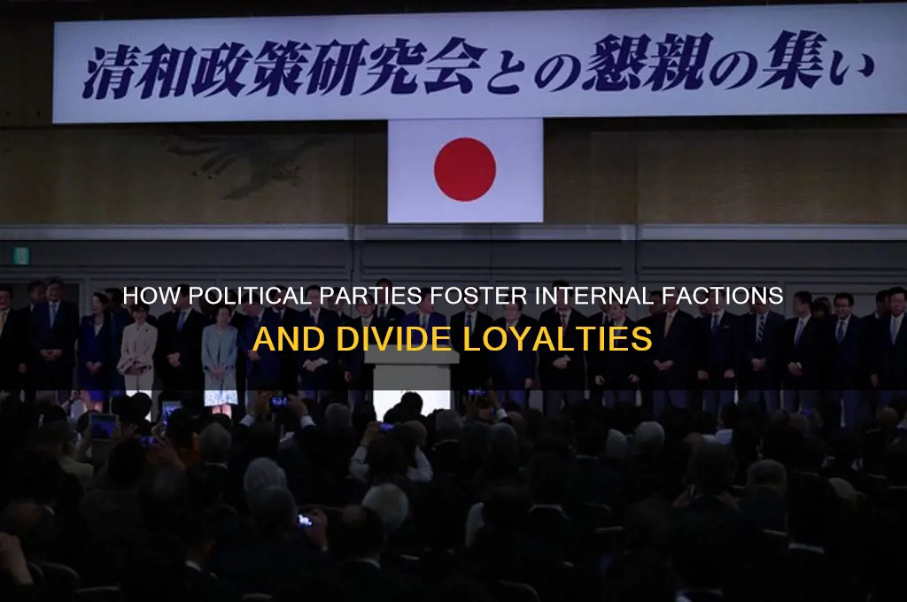 how do political parties lead to factions