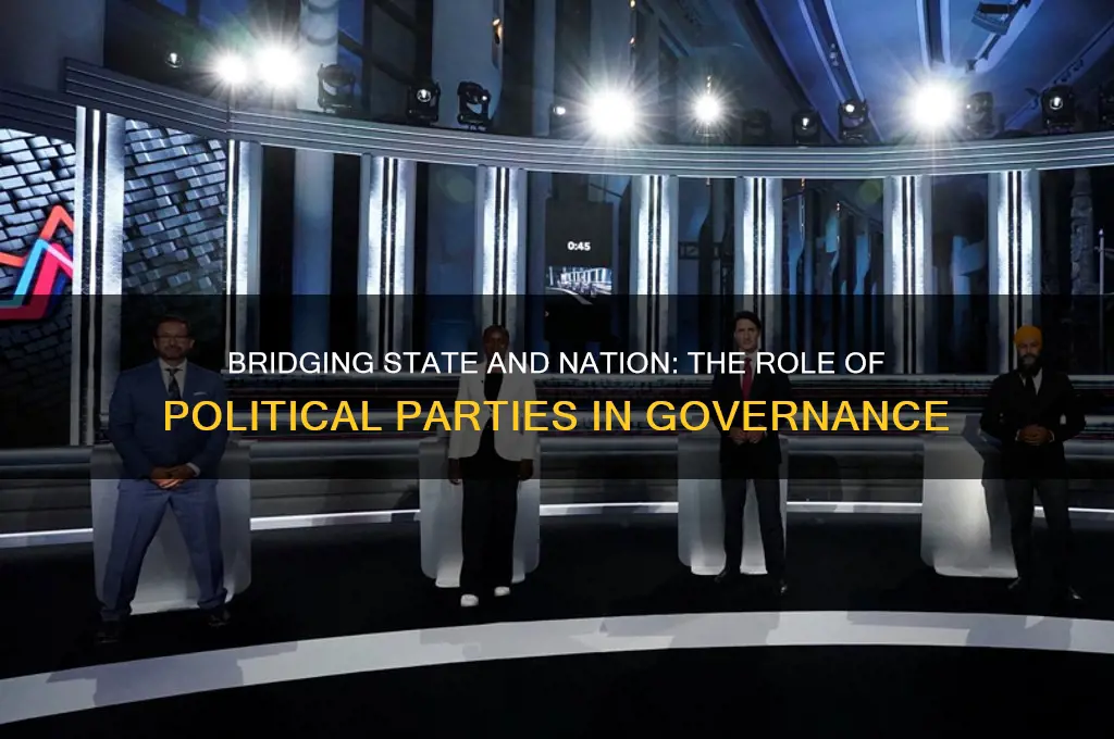 how do political parties link state governments to national governments