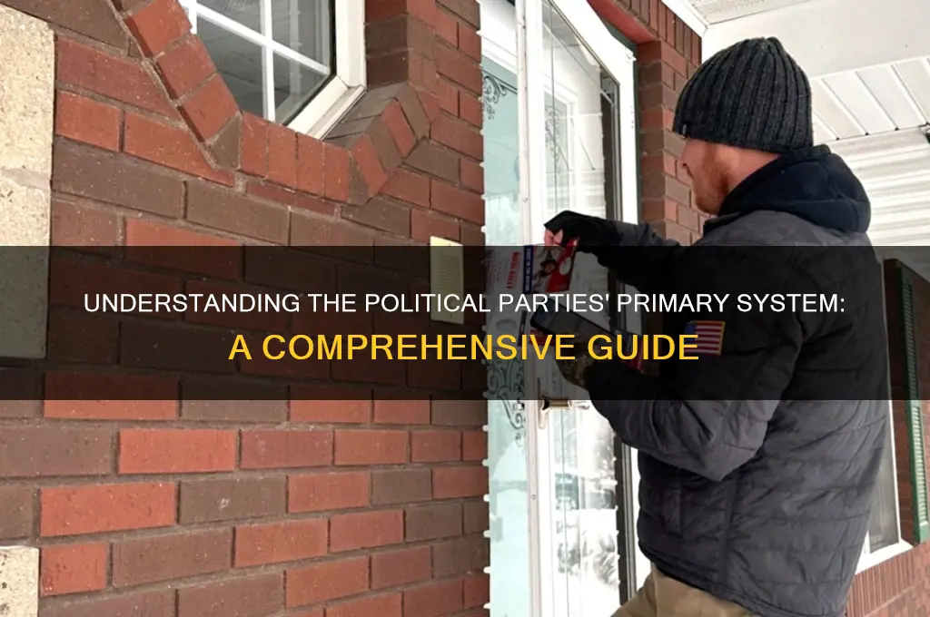 how do political parties primary system