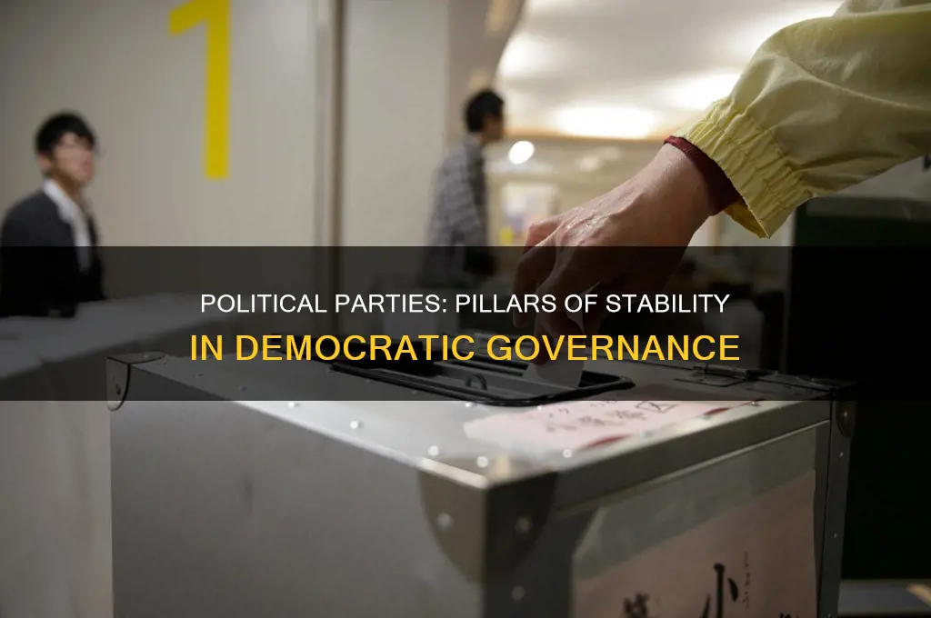 how do political parties provide stability