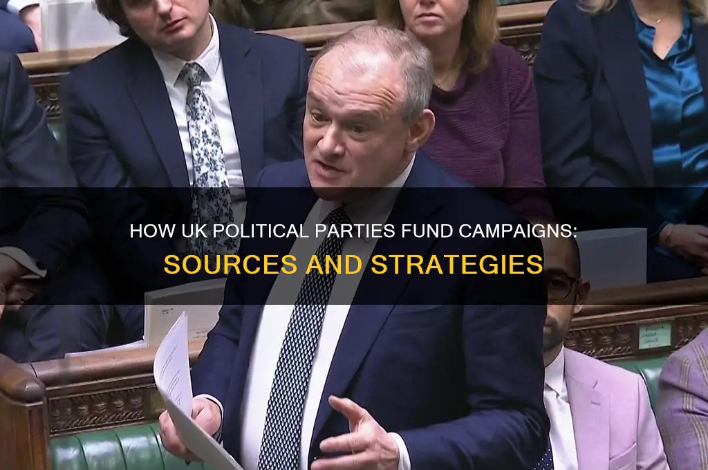 how do political parties raise money uk