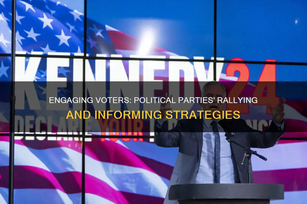 how do political parties rally and inform voters