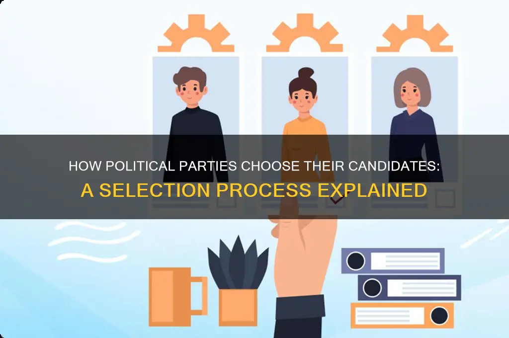 how do political parties select their candidates