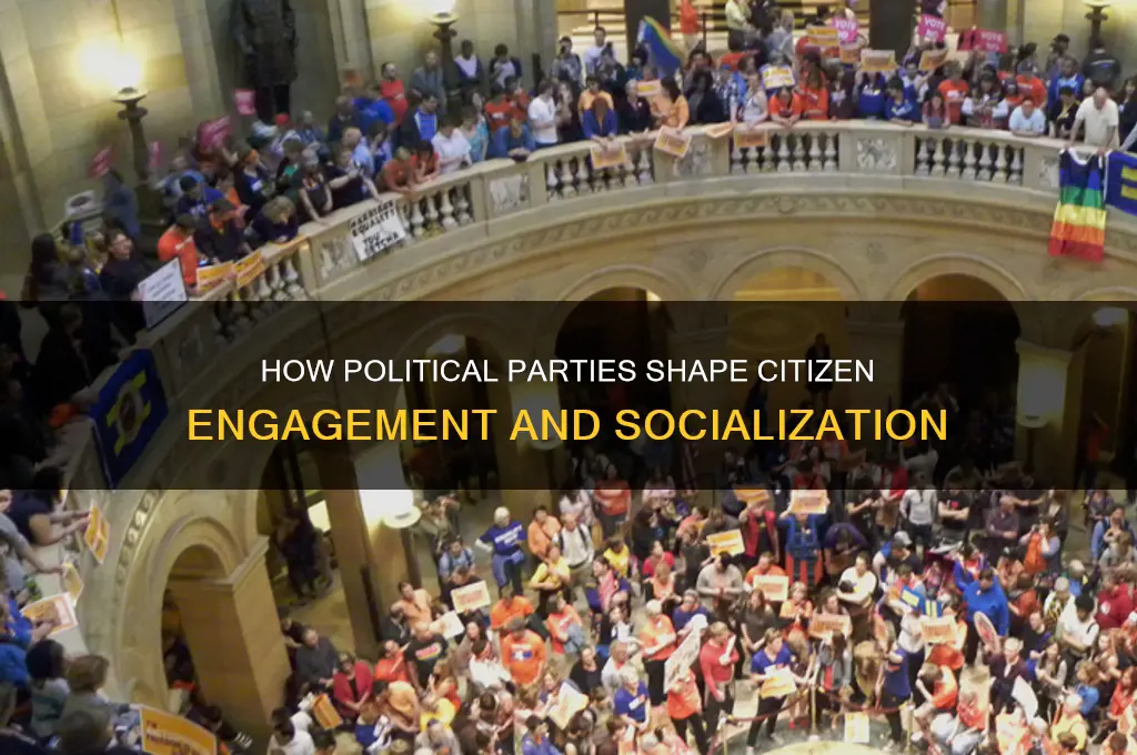 how do political parties socialize citizens