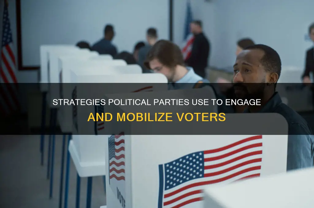 how do political parties try to inform and inspire voters