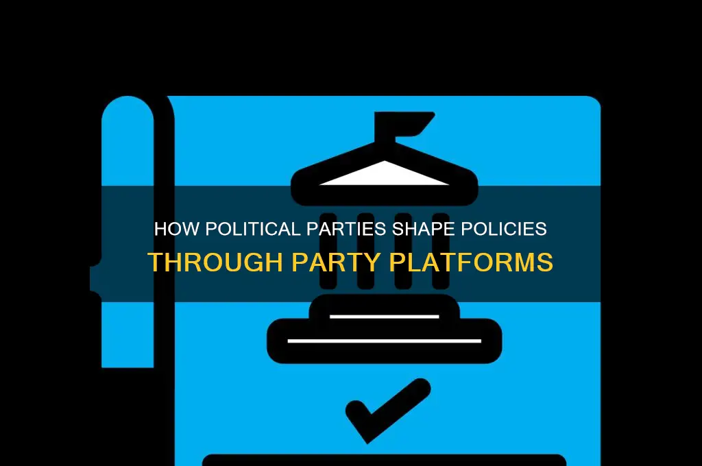how do political parties use party platforms