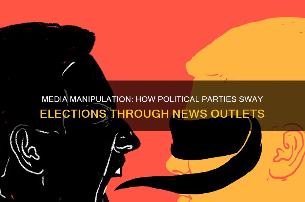 how do political parties use the media to influence elections
