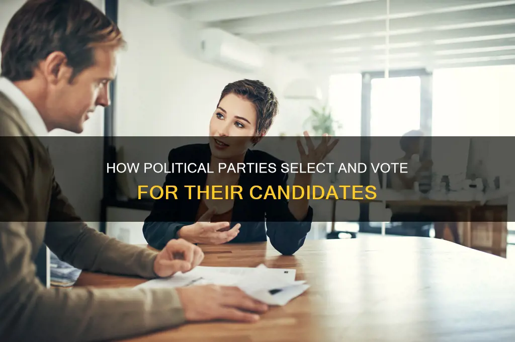 how do political parties vote for their candidate