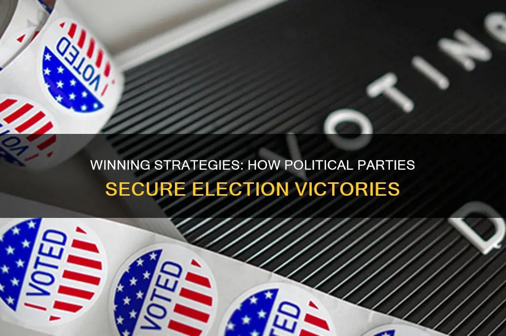 how do political parties win elections