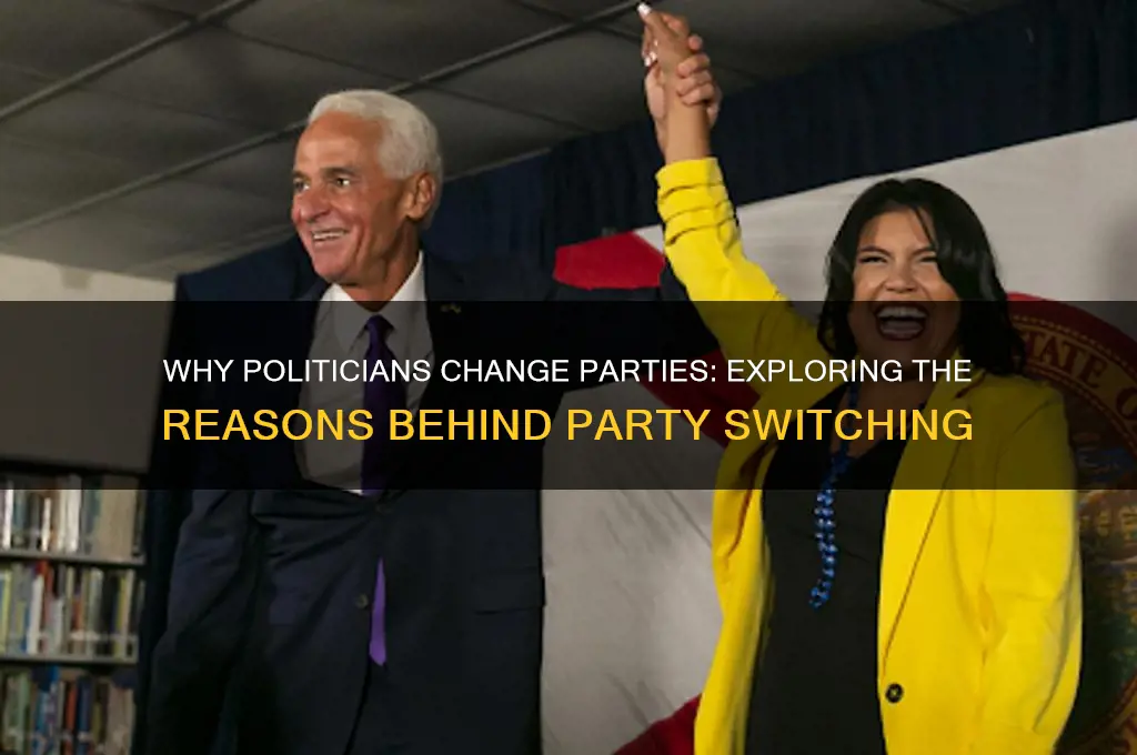 how do politicians switch political parties