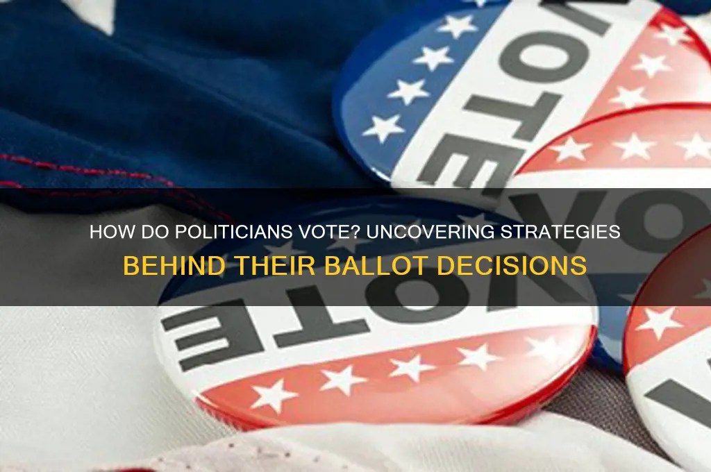 how do politicos vote